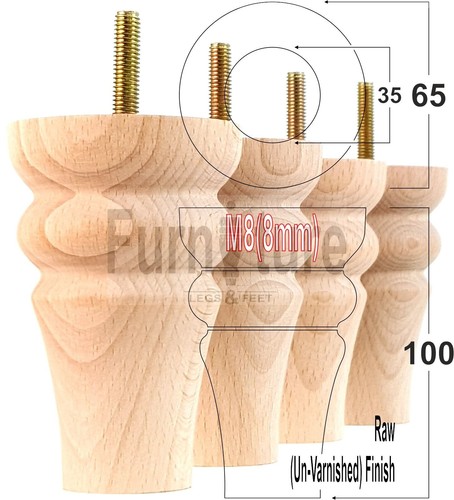 Replacement legs solid - replacement, wood