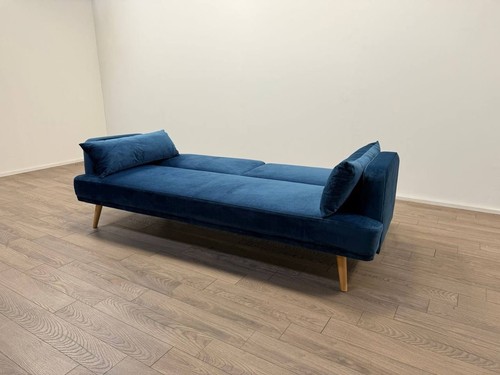 Andy navy blue - velvet, 3