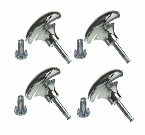 Chrome glides feet legs - chrome,