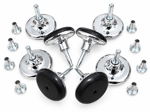 Chrome feet gliders castor - chrome,