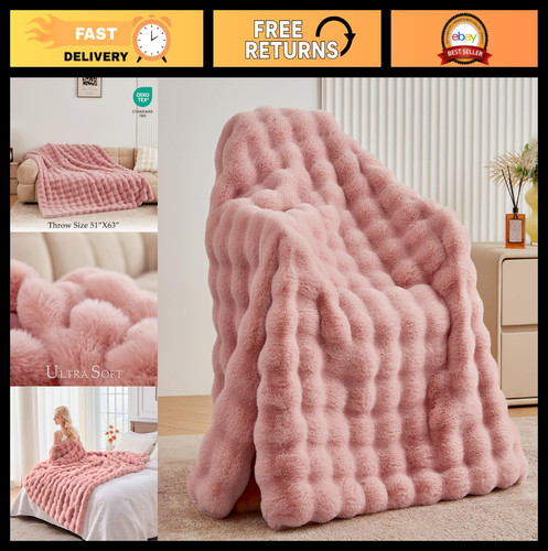 Cozy faux fur throw - throw, blanket