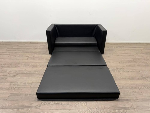 Lucy black faux leather - black,