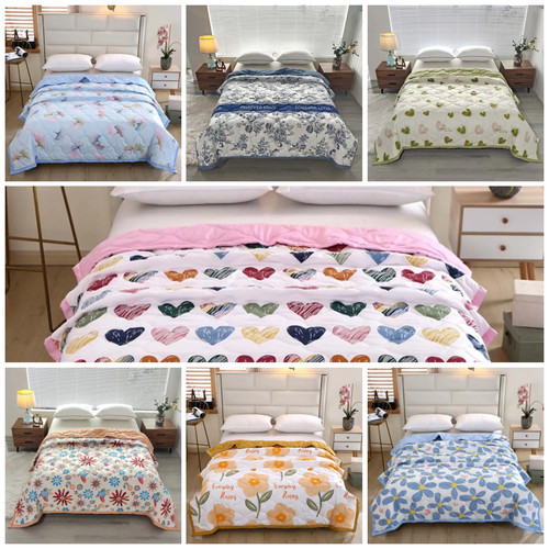 Luxury quilted bedspread throw - bedspread,