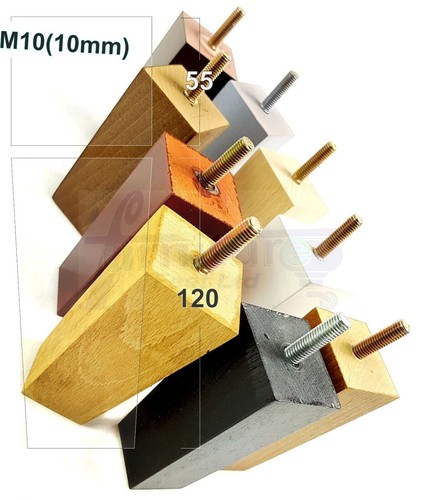 Block wood furniture legs - wood,